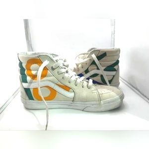 Vans Hi-Top Deck Club White Shoes - Skate - Size 7 M / 8.5 W